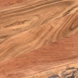 5. "Natural and Black Virag Coffee Table - Versatile and functional piece of furniture"