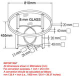 8. "Stylish Strata Coffee Table in Chrome adds a touch of sophistication to any room"