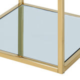 7. "Casini 3pc Coffee Table Set in Gold - Add a Touch of Sophistication to Your Living Room"