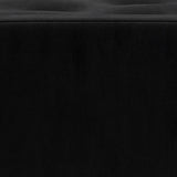 7. "Sabel Storage Ottoman/Bench in Black and Aged Gold - Space-saving Furniture with Style"