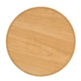 7. "Polly Round Storage Ottoman with Tray - Sleek Design in Charcoal and Natural"