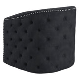 5. "Velci Accent Chair in Black - Versatile and functional seating solution"