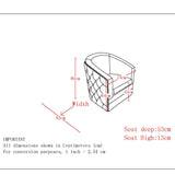 8. "Blue Velci Accent Chair - Easy to Clean and Maintain for Busy Lifestyles"