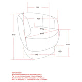 8. "Chic white chair for adding a touch of elegance to your home decor"