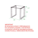 8. "Silver Accent Table - Medium-sized with ample surface space for various uses"