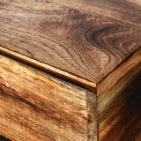 6. "Natural Burnt and Black Ojas Accent Table - Add a Touch of Elegance to Your Space"