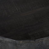 5. "Blox Round Accent Table in Grey and Black - Functional and space-saving furniture"