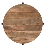 5. "Versatile Blox Round Accent Table - Suitable for both indoor and outdoor use"