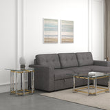 6. "Florina Accent Table - Medium-sized furniture with a touch of elegance"