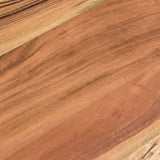 5. "Natural and Black Virag Accent Table - Enhance your living room decor"