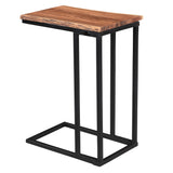 6. "Natural and Black Jivin Accent Table - Durable and long-lasting construction"