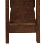 5. "Functional Volsa Console Table in Walnut with a sturdy construction"