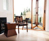 10. Rio Cool Armchair - Cool Brown, Leather/Goat Hair for a statement piece in any room