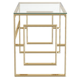 3. "Modern Gold Eros Desk - Elevate your productivity in style"
