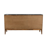5. "Contemporary Allure 3 Door Sideboard with adjustable shelves"