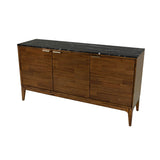 6. "Functional Allure 3 Door Sideboard with hidden storage compartments"