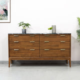 2. "Modern Allure 6 Drawer Dresser with ample storage space"