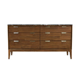 3. "Contemporary Allure 6 Drawer Dresser for stylish bedroom organization"