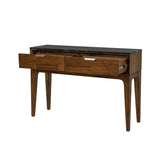 3. "Modern Allure Console Table with geometric design"