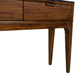 10. "Allure Console Table with stylish curved edges"