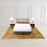 10. "Aura Queen Bed - Spacious Sleeping Surface for a Restful Night's Sleep"
