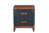 1. "Eden 2 Drawer Nightstand with sleek design and ample storage"