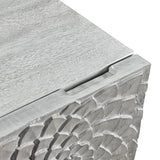 5. "Heaven Nightstand in Walnut Finish - Timeless Beauty for Your Bedroom"