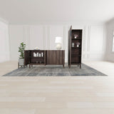 7. "Durable vertical sideboard made from high-quality materials"