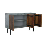 4. "Versatile Reclaimed 3 Door Sideboard for any room"