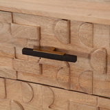 7. "Arithmetic Sideboard with adjustable shelves - Customize storage to suit your needs"