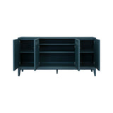 4. "Stylish Arizona Sideboard - Mist with sleek metal handles and modern appeal"