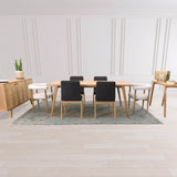 6. "Grey upholstered dining chair, Arizona collection for a touch of sophistication"