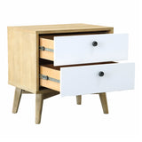 5. "Functional Ava Nightstand with convenient bedside storage"