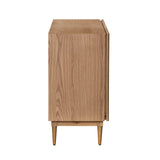 7. Elegant Cane Sideboard - Natural for a sophisticated interior