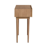 5. "Versatile Cane Console Table - Natural, suitable for both modern and traditional interiors"