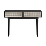 4. "Natural Cane Console Table - Eco-friendly and Sustainable Design"