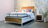 12. "Casablanca King Bed with LED Lighting - Modern and functional design"