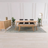 9. "Elegant Colton Sideboard with a mid-century modern appeal and clean lines"