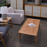 5. "Colton Coffee Table with Glass Top - Contemporary and Chic"