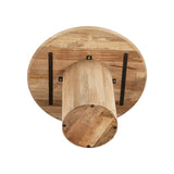 5. "Durable Cylinder Round Dining Table for long-lasting use"