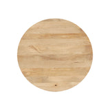 6. "Stylish Cylinder Round Dining Table with a smooth finish"