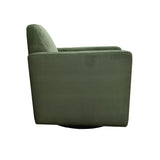 5. "Forrest Green Cooper Swivel Club Chair with a contemporary design"