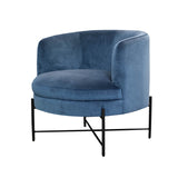 1. "Cami Club Chair - Velvet Teal in elegant teal velvet fabric"