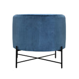 3. "Velvet Teal Cami Club Chair - perfect addition to any living space"