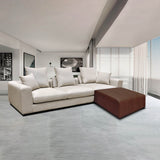 7. Sullivan Ottoman - Tobacco with a medium-sized footprint, suitable for small spaces