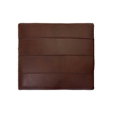 9. Medium-sized Sullivan Ottoman - Tobacco with a plush cushion for added comfort