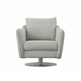 3. "Sand-colored Hannity Swivel Chair with 360-degree swivel feature and sturdy construction"