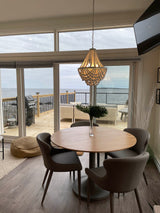 10. "Denmark Dining Table - Timeless and classic design that complements any interior style"