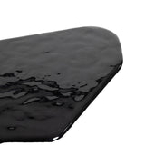 6. "Elegant Eternal Black Coffee Table with sturdy legs and timeless appeal"