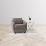 6. "Contemporary marble side table: Earth Wind & Fire - White finish"